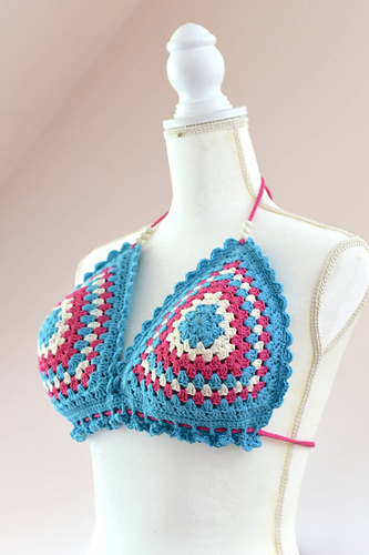 Ravelry Halter Bikini Top Pattern By Maggie Haskell