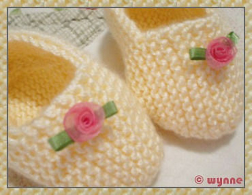 Garter Stitch Silk Slippers - bywynneFlickr