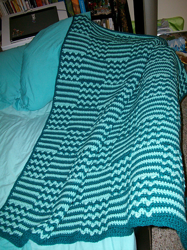 Chevrons & Stripes Afghan
