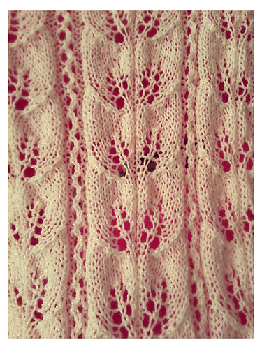 #34 Leaf Pattern Snood リーフ柄のスヌード