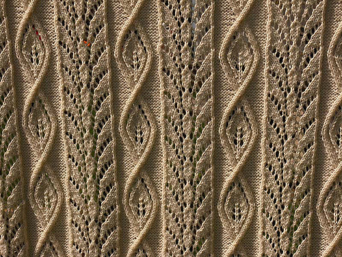 Lacy Knit Afghan