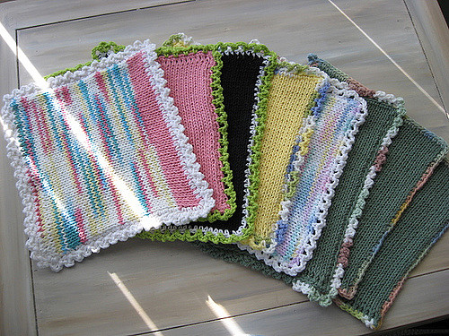 Knitting Machine Dishcloths