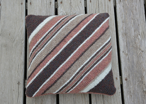 Stockinette Floor Pillow