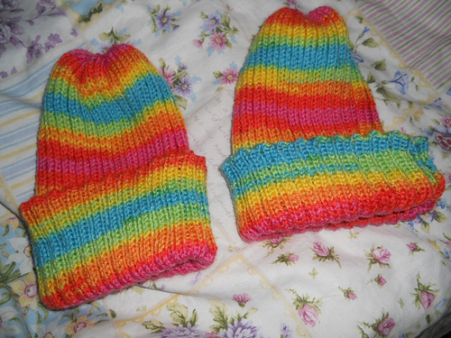Adult midgauge ribbed hat