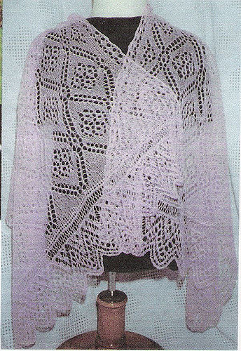Shetland Rose Lace Stole