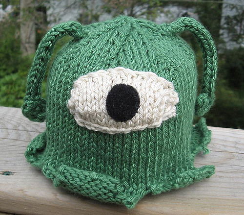 Brain Slug Baby Hat