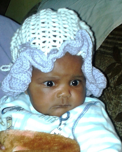 Last Minute Princess Ruffle Hat