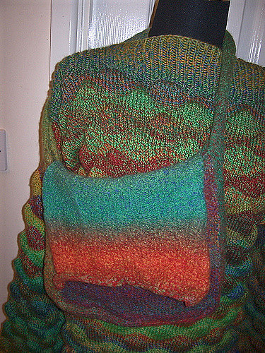 Felted Flap Purse