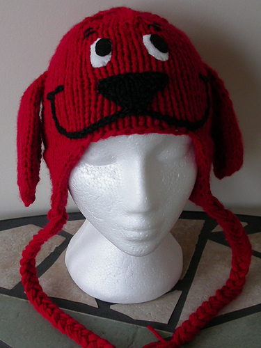 Big Red Dog Earflap Hat