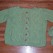 b5-10 Cardigan and socks with cables photo 4