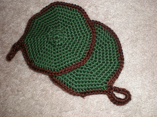 Easy Potholder on the Round 