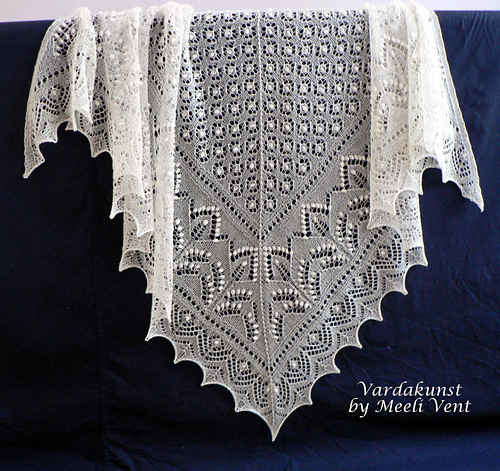 Early Spring Tulips Shawl