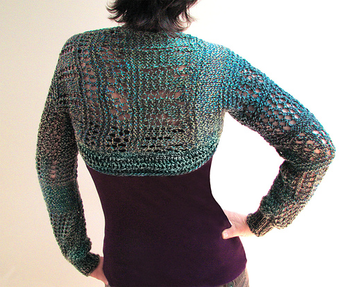 Worsted Weight Sampler Shrug