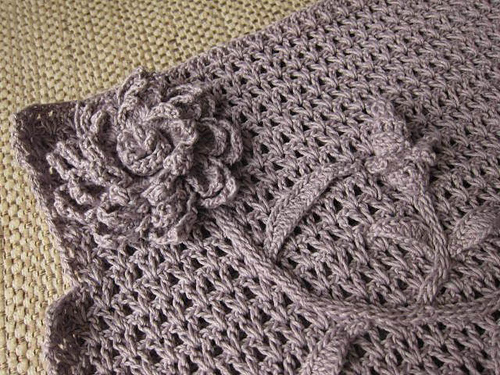 p.34 Flower appliquéd Bag