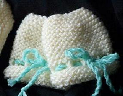 Plain or Stripe Mittens - Design 4
