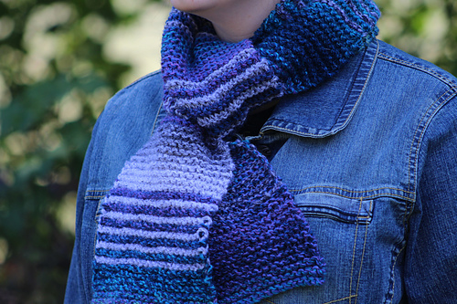 The Ubiquitous First Garter Stitch Scarf