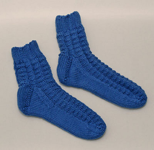 Stockinette-stitch Triangles