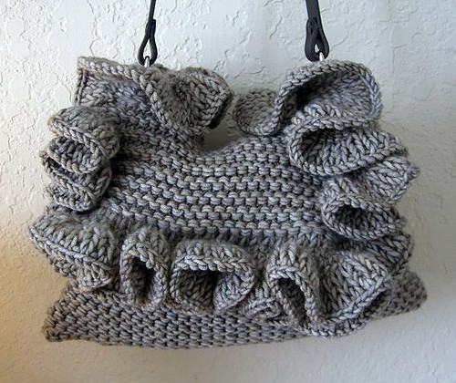 Designer Ruffled Purse