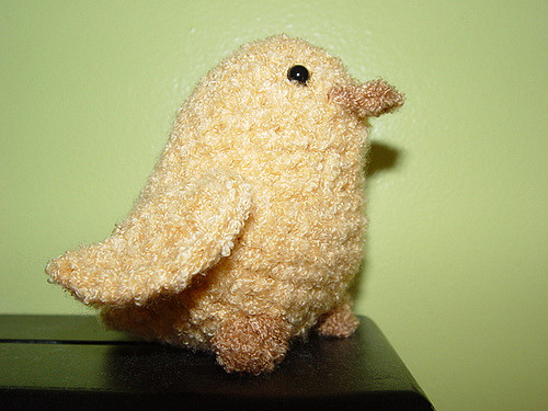 Liten amigurumi blåfugl - byraborelloFlickr