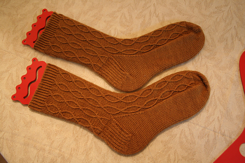 Bavarian Cable Socks