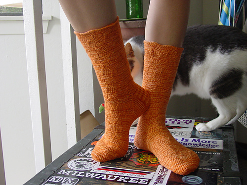 Flame Wave Socks
