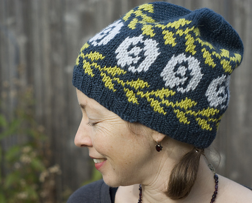 Snow Rose Hat