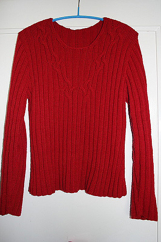 # 19 Pulli mit Zopfstruktur