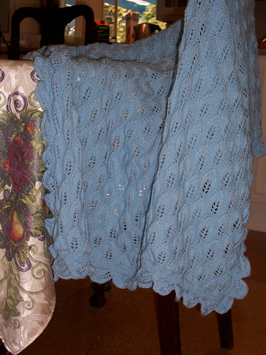 Baby’s Leaf Pattern Shawl photo 2