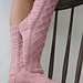 100-19 Socks with cable pattern photo 4