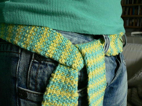 Tweed Stitch Belt