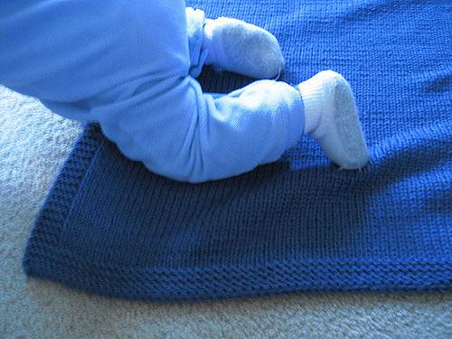 easiest baby blanket photo 1
