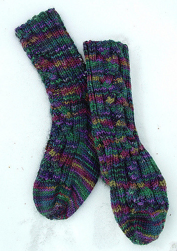 Cabled DK Socks