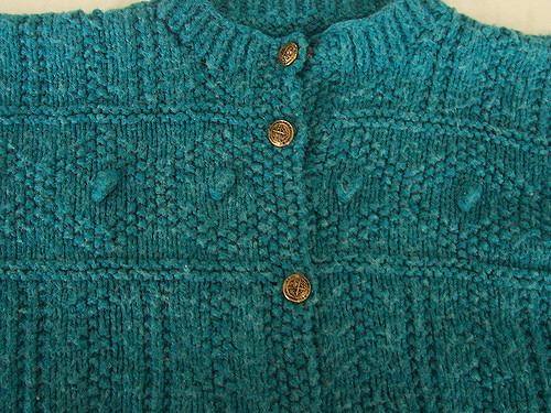 Child's Popcorn Stitch Cardigan