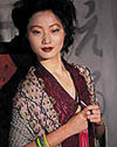 #22 Floral Embroidered Shawl