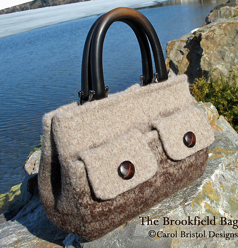 The Brookfield Bag, A Felted Handbag