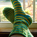 106-21 Socks in stocking st with Rib hem photo 3