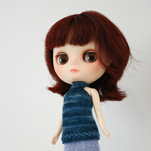 Band Collar Tank Top for Middie Blythe