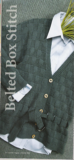 Ravelry: Belted Box Stitch Cardigan pattern by Jodi Lewanda