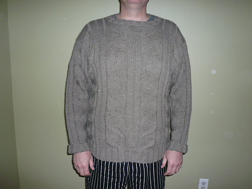 Man's Sweater in Star + Chine