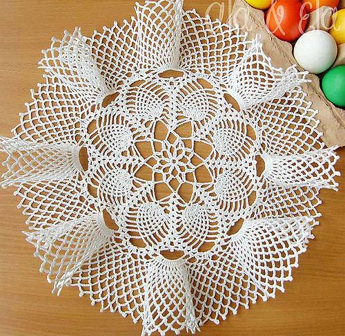 Table Mat with Flounce
