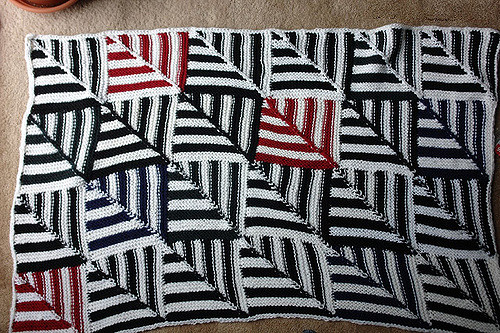 Zebra Afghan