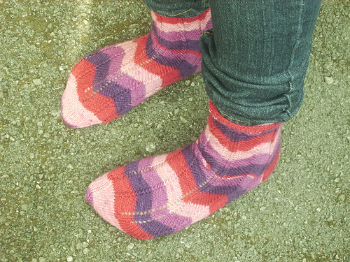 Zebedee Lace Socks in 4 Sizes