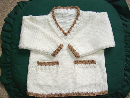 V-Neck sweater with pockets