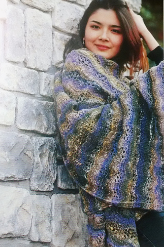 Noro Silver Thaw Poncho Y-749