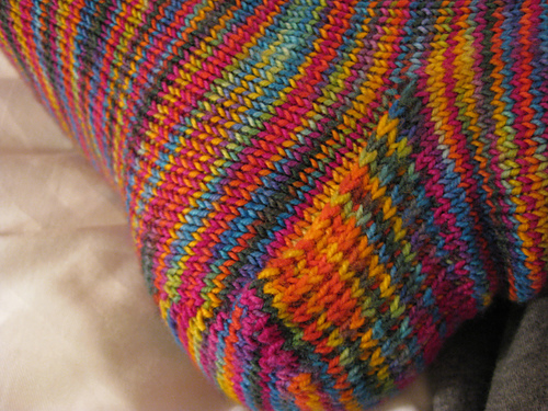 Toe-Up Socks With a Difference