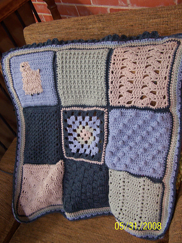 Stitch Sampler Baby Blanket