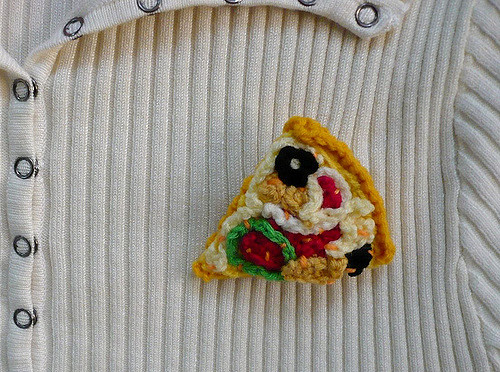 Pizza Brooch