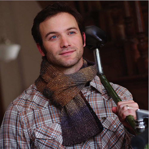 One-by-One Ribbed Scarf