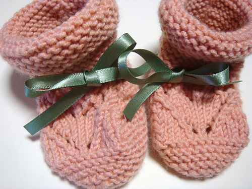Heart Bootees
