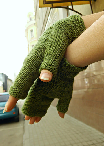 Spring Green Handwarmers